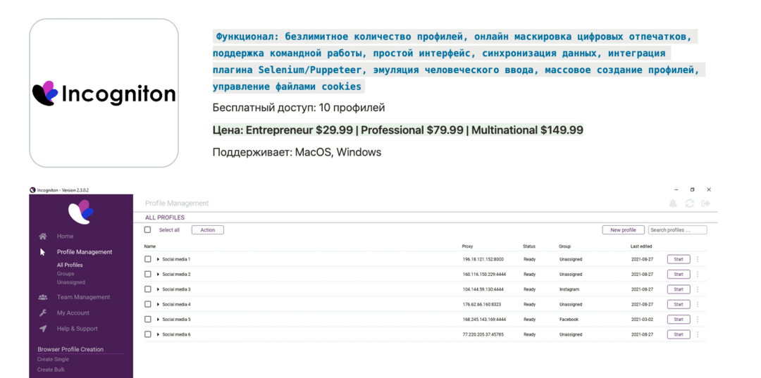 15+ рейтинг антидетект браузеров для арбитража, фарминга, маркетинга, door, SEO, PBN и обхода блокировок в 2025