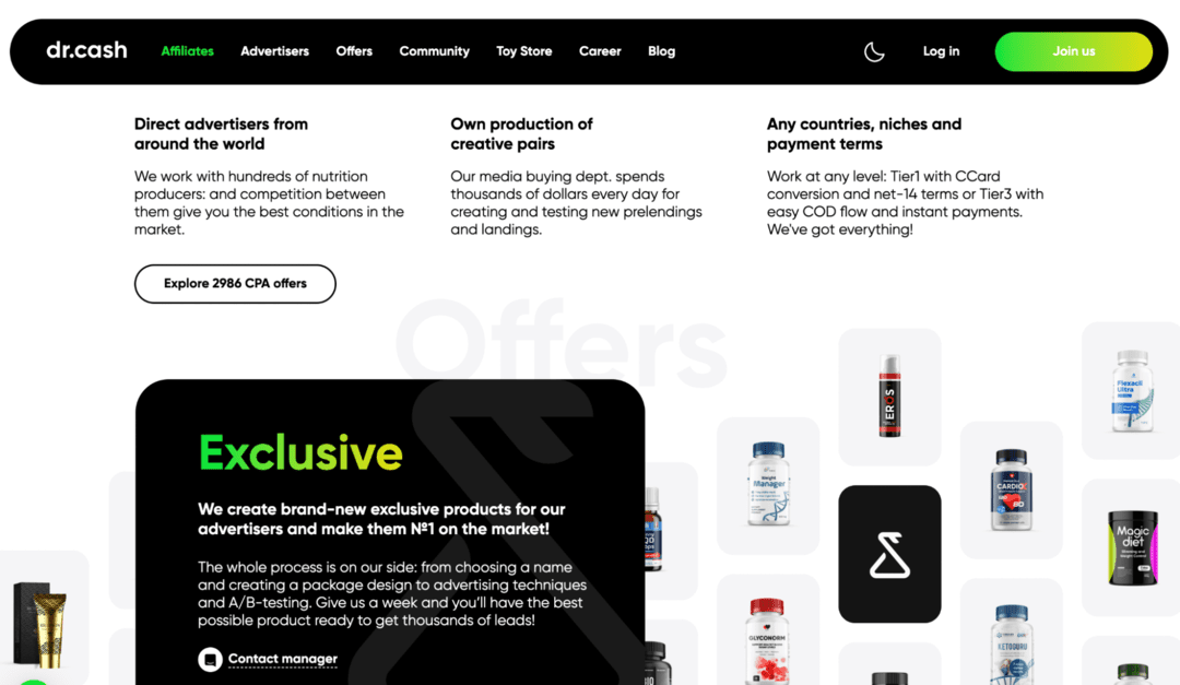 Dr Cash отзывы и новости нутра партнерки