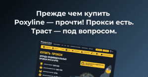 Прежде чем купить Poxyline — прочти! Прокси есть. Траст — под вопросом.