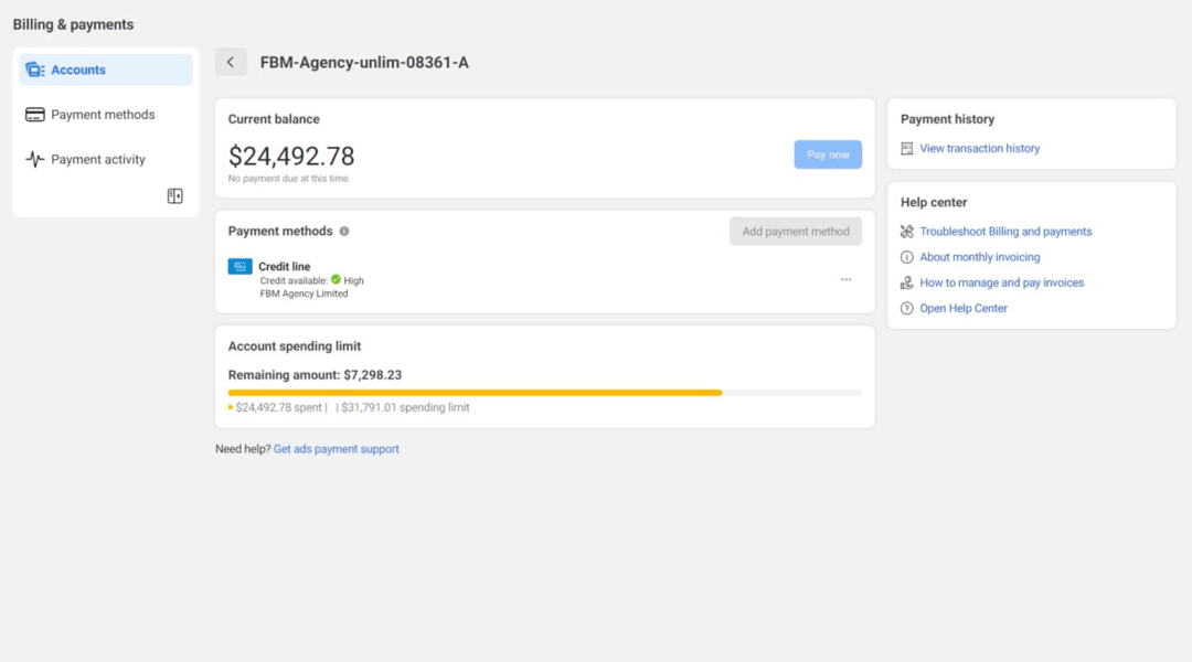 Как работают агентские аккаунты ФБ для арбитража в 2025