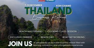 Бизнес ретрит на AWSummit Koh Chang 7-9 декабря, где вебмастера заключают сделки на пляже, а CEO встречаются босиком