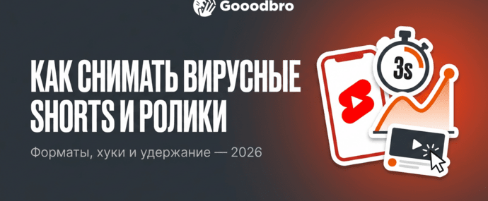 Как снимать вирусные Shorts и ролики на YouTube: форматы, хуки и удержание