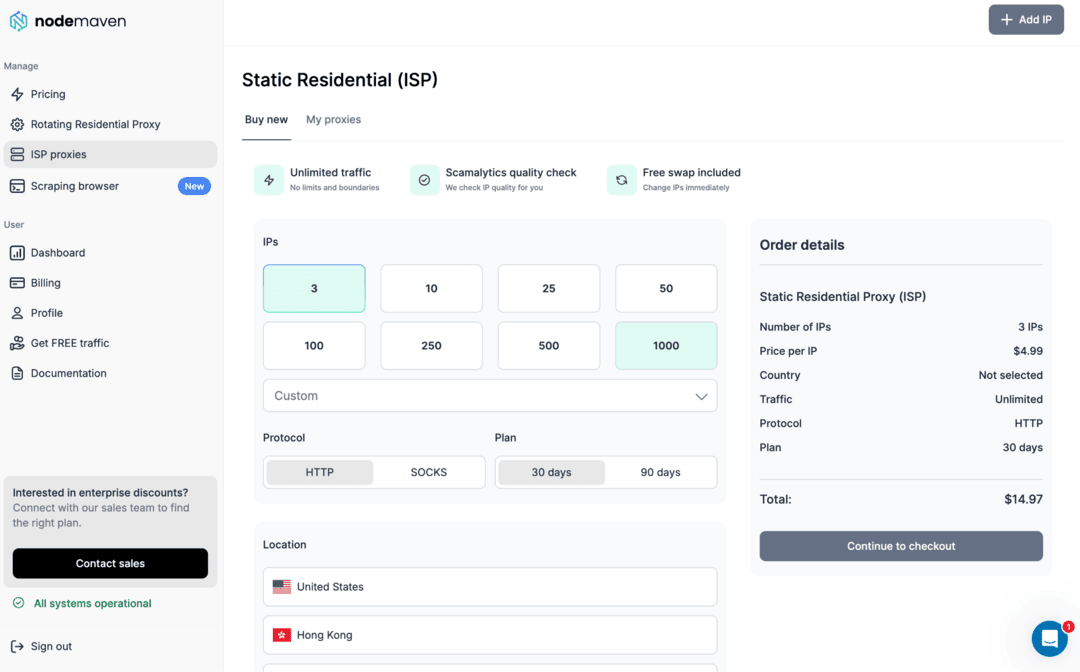 NodeMaven прокси: резидентные, мобильные и ISP для арбитража. Личный опыт и промокод GOODBRO на скидку 35%